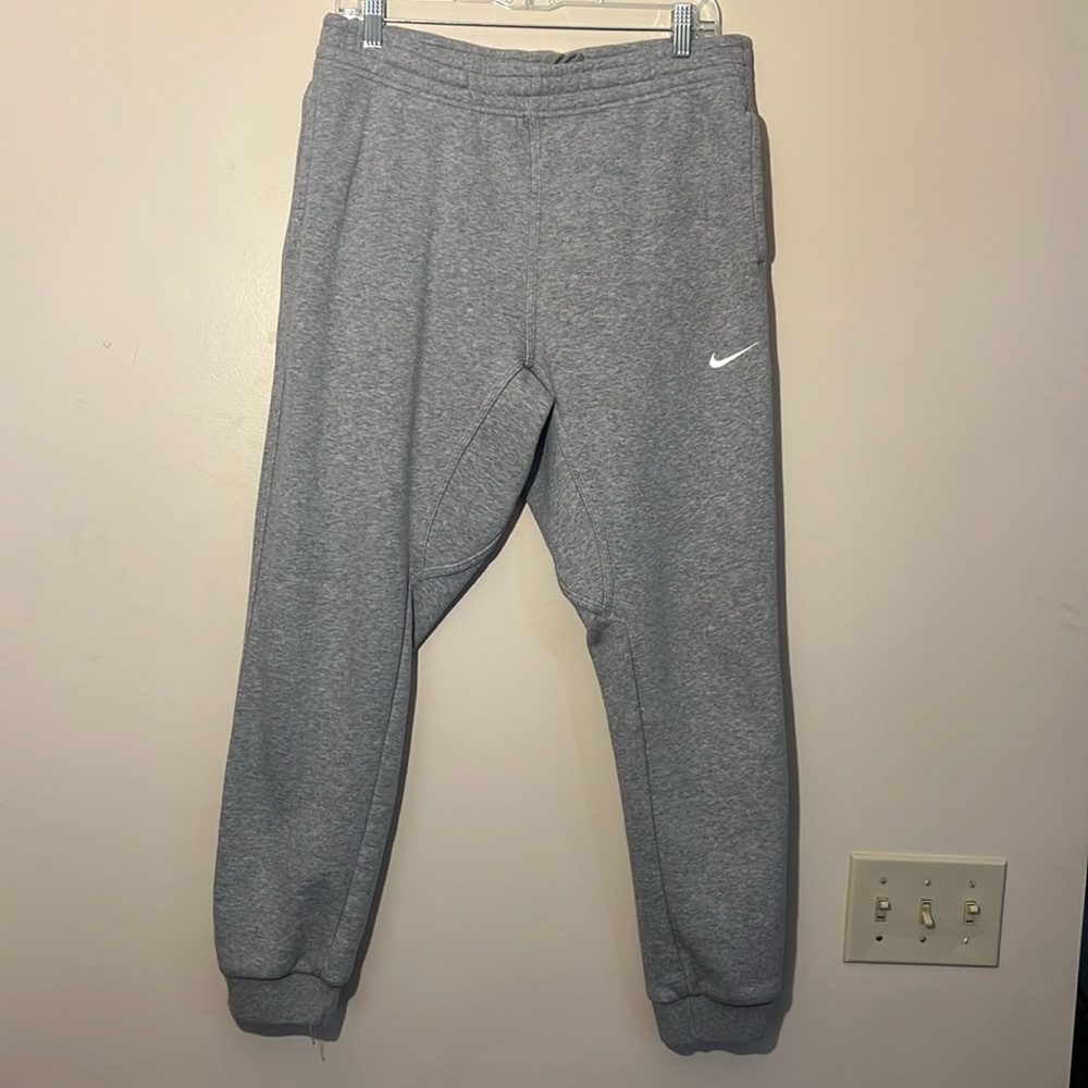 Nike sweatpants - gray - mens size large